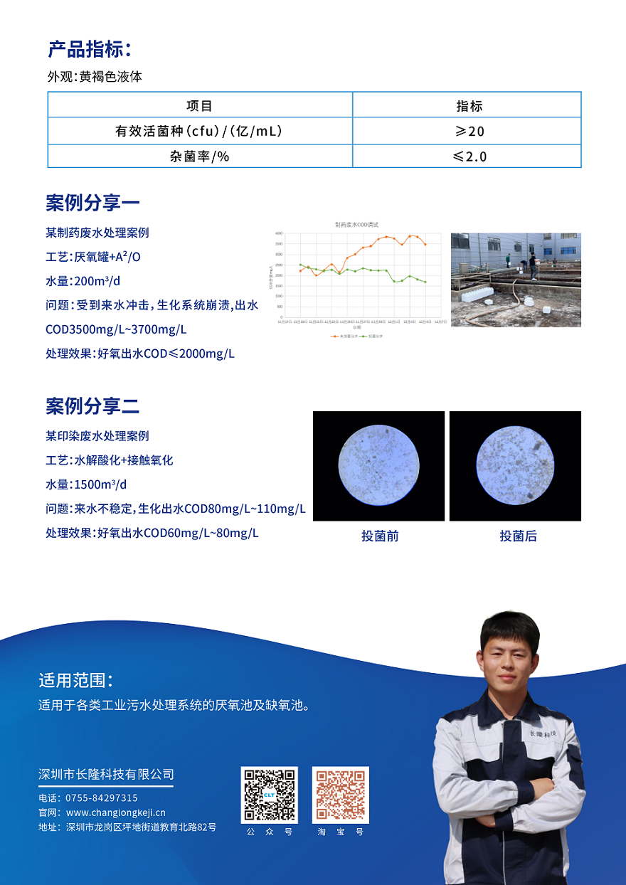 降解高濃度COD，提高生化B/C，提高水解酸化速度